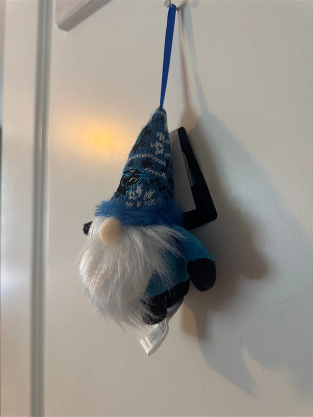 Carolina panthers Christmas Tree Holiday Ornament Plush Gnome NFL Team Logo new